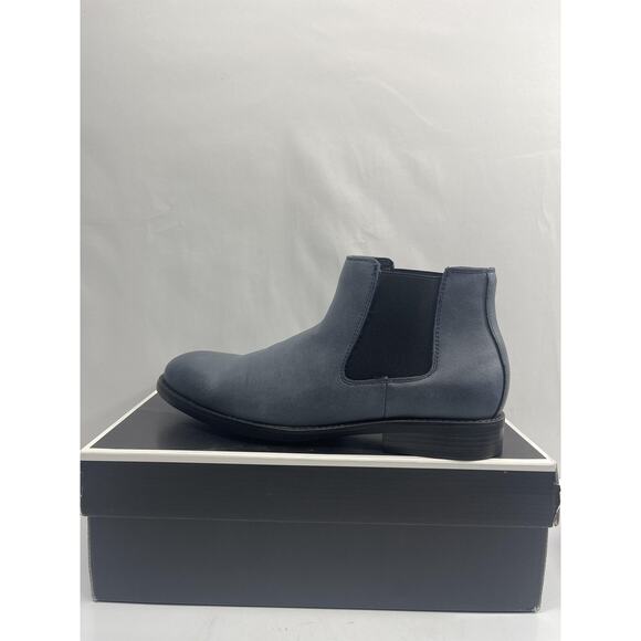 Madden Boots Mens Size 11 Blue Suede M-MAXXIN Chelsea Ankle Dress New Box main image 4